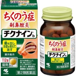 Viên uống viêm xoang Kobayashi Chikunain 112 viên Nhật bản