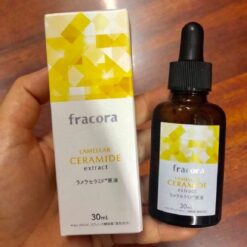 Serum nhau thai Fracora Ceramide Extra 30ml màu vàng