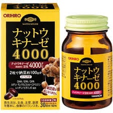 Viên uống chống đột quỵ Orihiro Natto Kinase 4000FU 60viên Nhật Bản
